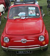 Fiat 500 front view