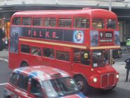 AEC Routemaster on the historic Route 9 in London