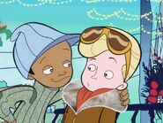 Li'l D and Eddie, from the episode "The Class of 3000 Christmas Special".
