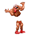 Tiny getting cut in half. Ripped by AJ Nitro.