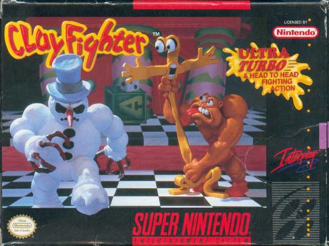 Super sales nintendo clayfighter