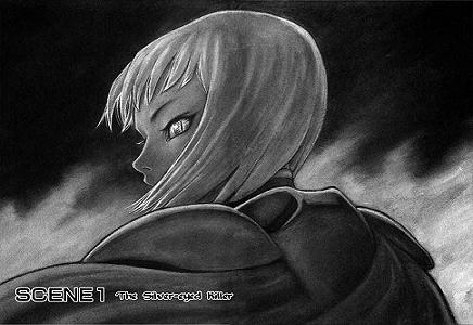 claymore manga panels