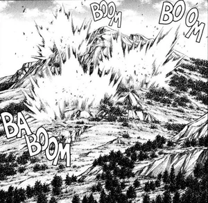 Isley und Luciela zerstören im Kampf die Landschaft im Süden und lösen Erdbeben aus