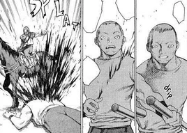 Abitante di Rokuto ucciso dal capo dei banditi 2 cap 16