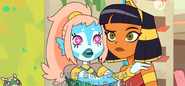 Akila consoles Cleo