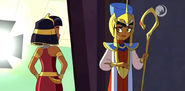 Yosira comes to watch in "My Pharaoh Lady"