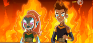Akila and Brian are pissed at each other in "Leave Cleo Alone"