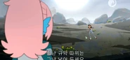 Angry cleo in distance.png (857 KB) Akila sees angry Cleo in the distance in "Paradise Found"