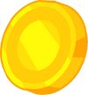 A gold coin