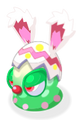 A grumpy Easter slime!