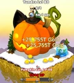 A pumpkin Cat replacing a boss