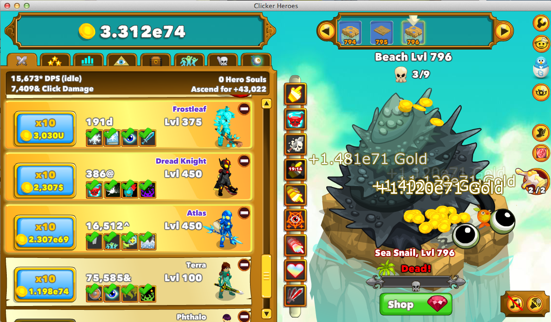 Clicker Heroes - Play Clicker Heroes On