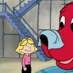 Clifford the big red dog blanket shop