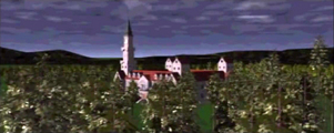 Exterior (PS1 intro).