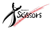 Project Scissors concept logo.