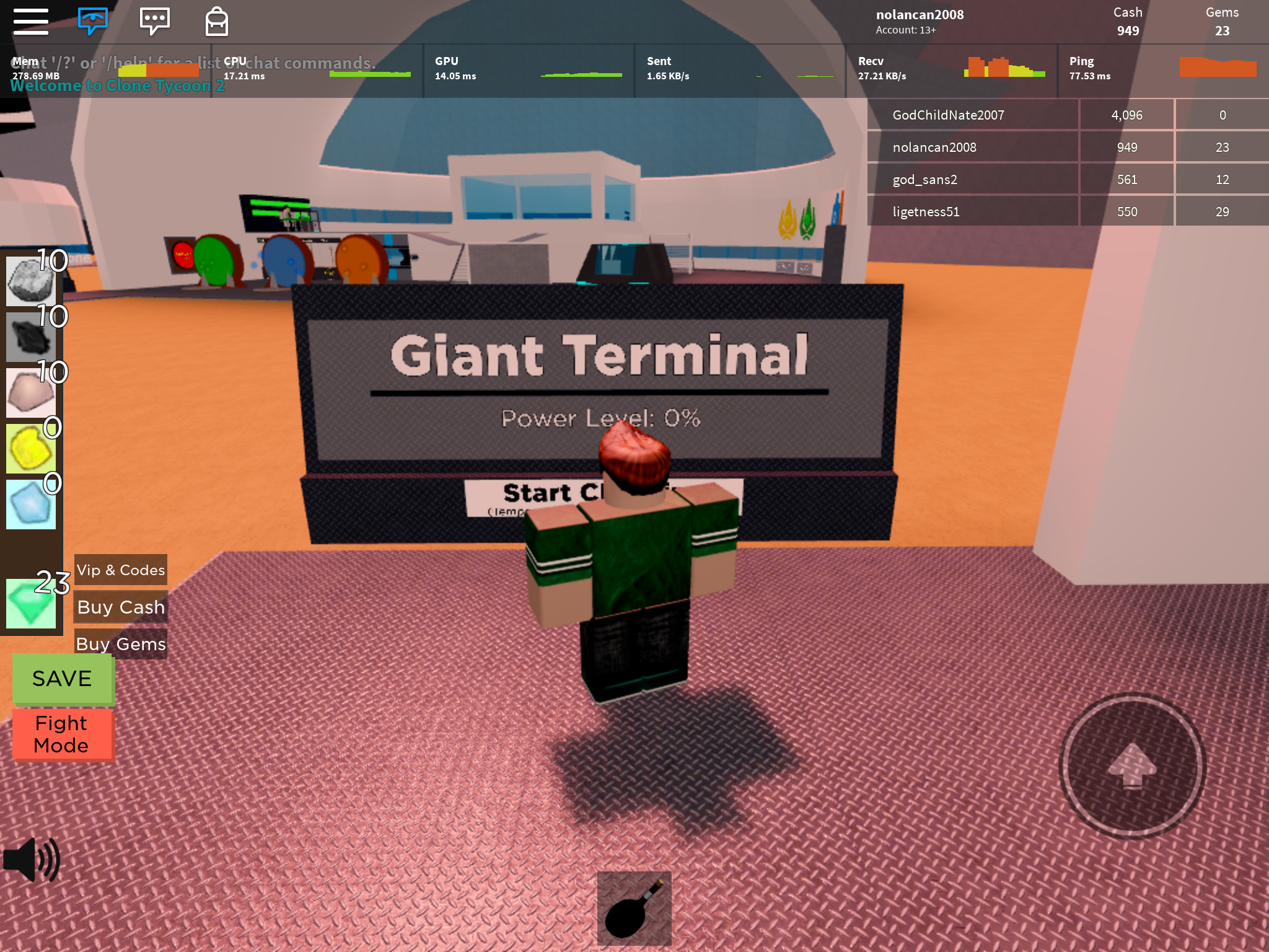Giant Cloning Machine Clone Tycoon 2 Wiki Fandom - how to get gems in roblox clone tycoon 2
