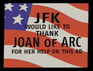 JFK in Thanks to Joan of Arc