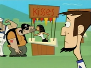 Cleo Works the Kissing Booth