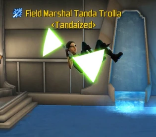 Tanda Trollia sporting the Field Marshall Title