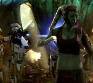 Skirata And His men open fire on the jedi knight aalya secura.