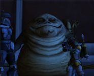 Commander Shox meets Jabba The Hutt