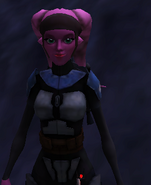 Jasmine Starhunter-Kryze, a high ranking and skilled warrior in Clan Kryze.