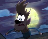 Mayor Shelbourne as a werewolf
