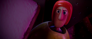Flint in disguise in the Meat-a-Roid