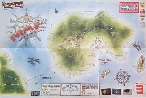 Swallow falls map