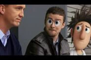 Sony TV commercial with Justin Timberlake and Peyton Manning
