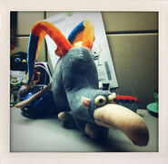 Ratbird plush toy given to cast and crew