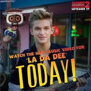 Promotion for "La Da Dee" by Cody Simpson