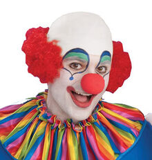 Baldering clown