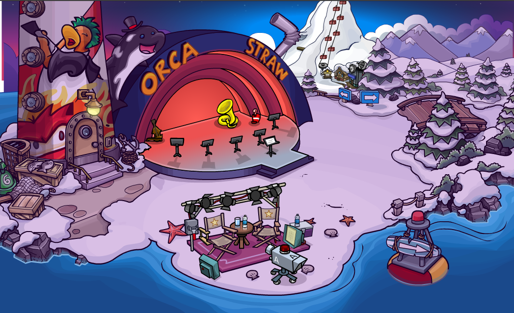 VISIT OLD PARTY ROOMS (MUSIC JAM CRUISE SHIP 2016) IN 2017 - CLUB PENGUIN 