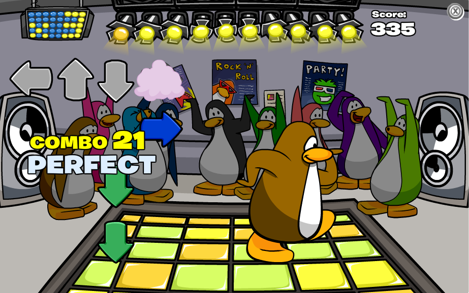 doing the club penguin dance (1 Hour Version) 