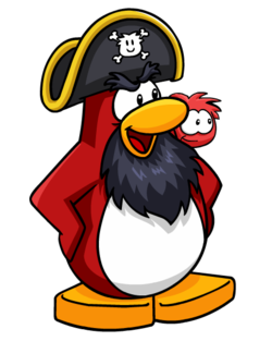 club penguin coloring pages of rockhopper tracker