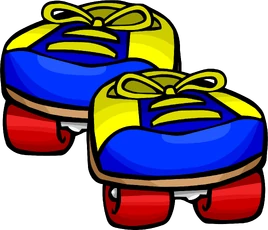 Blue Rollerskates