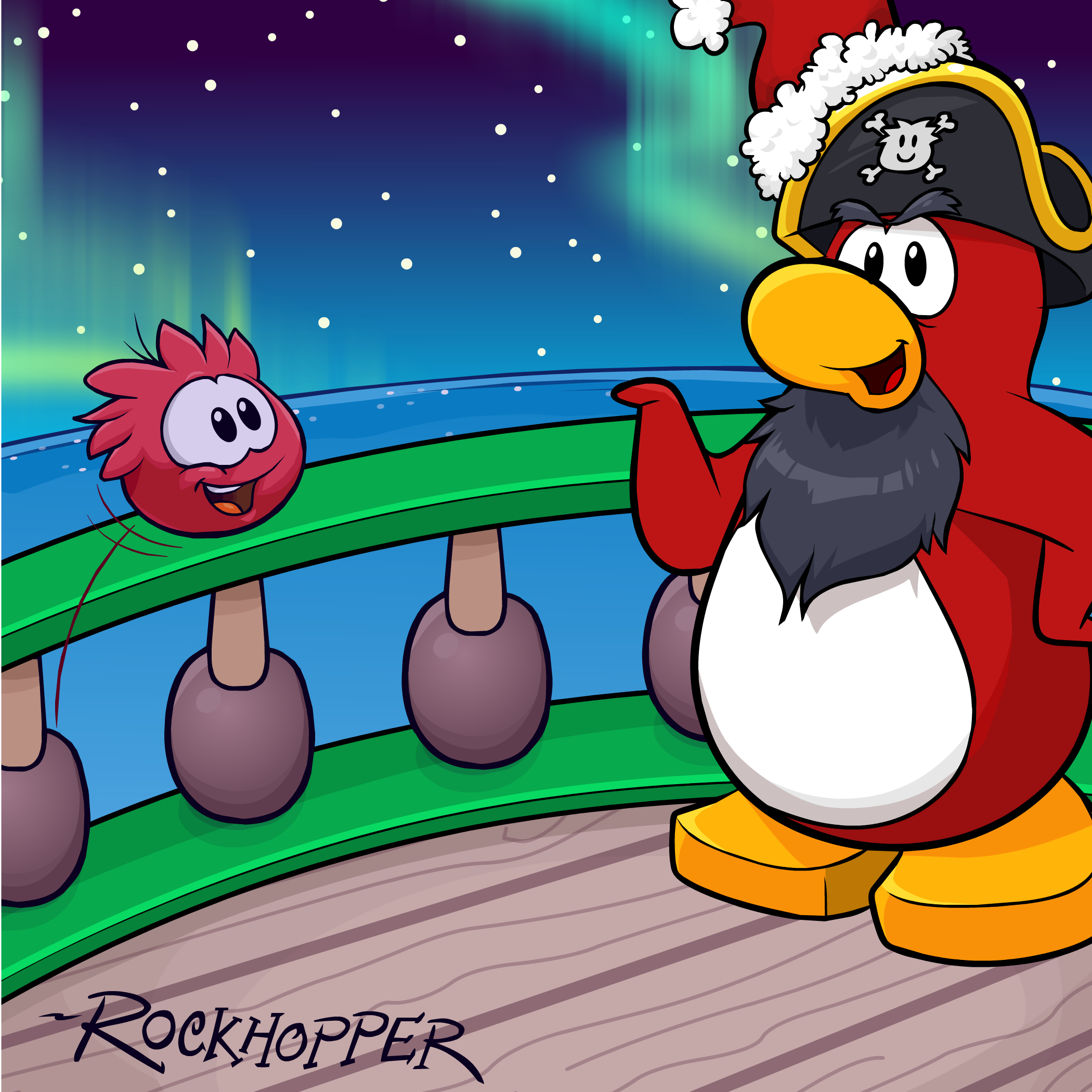 Aurora Background, Club Penguin Rewritten Wiki