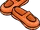Orange Stardust Slippers