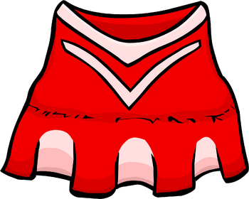 Red Cheerleader Outfit