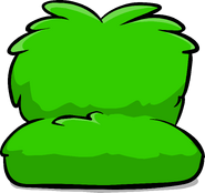 Fuzzy Green Couch sprite 001