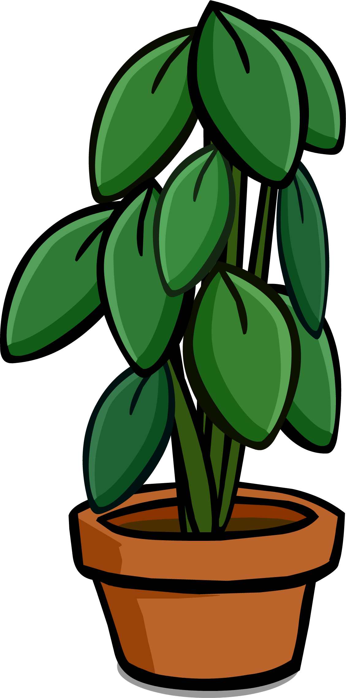 large potted plants png