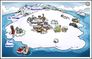The Map of the Island during PSA Mission 4: Avalanche Rescue