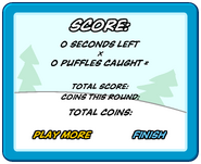 Results screen