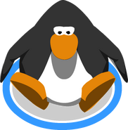 Penguin sitting