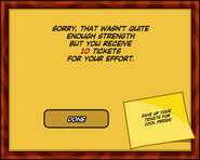 Medium amount of Tickets; End Screen.