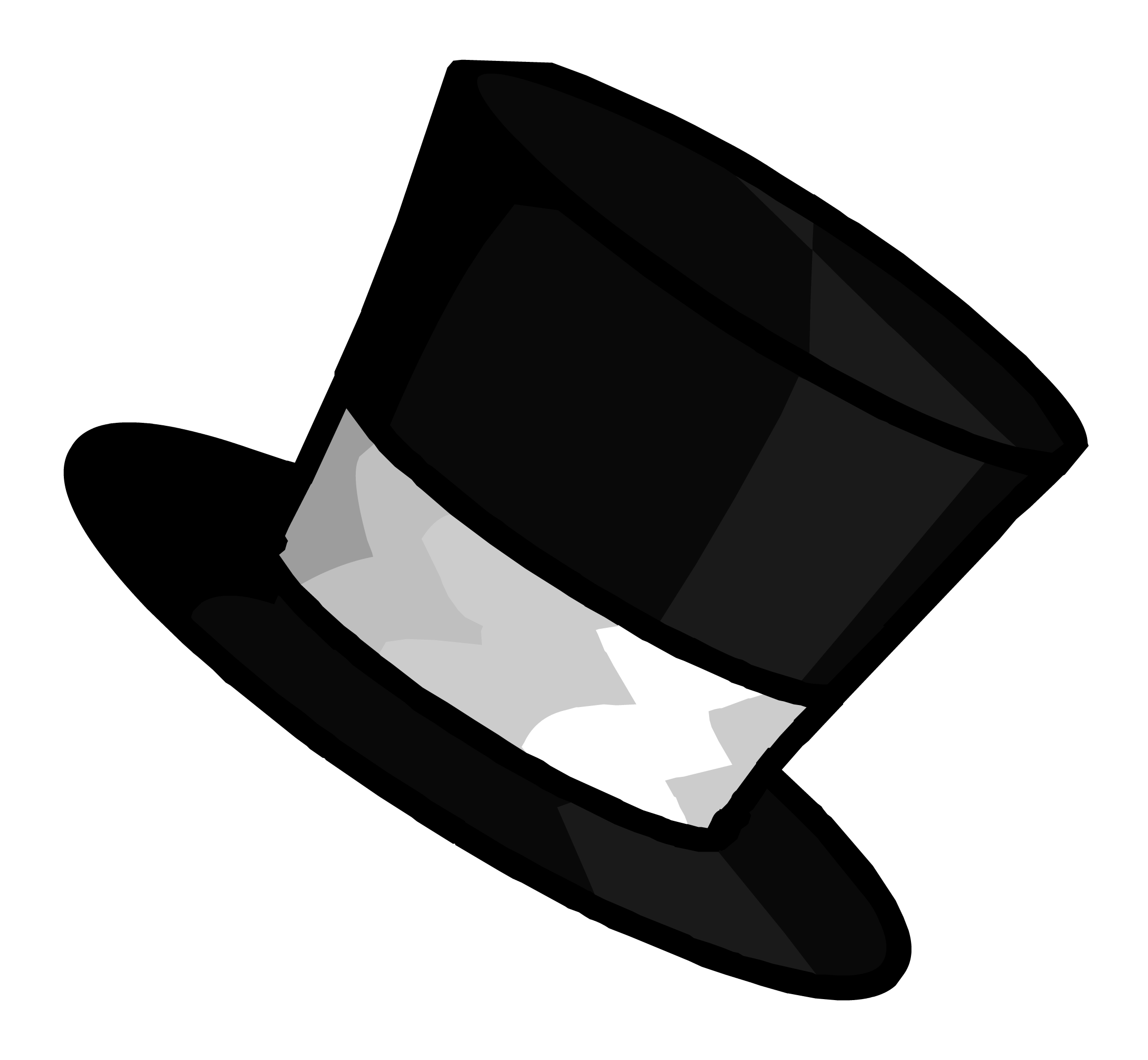 bowler hat clip art