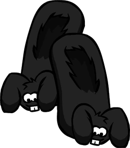 Black Bunny Slippers