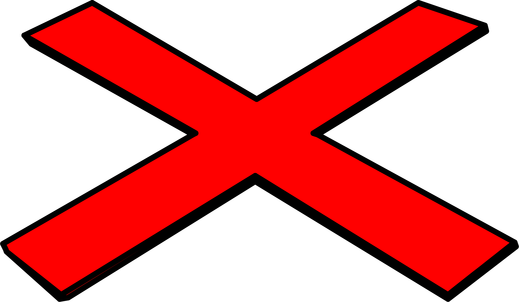 red x marks the spot