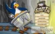 The game's menu screen.